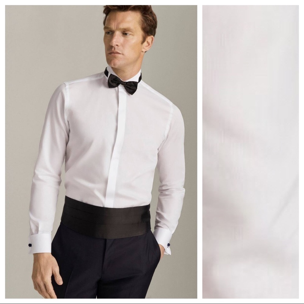 NWT Massimo Dutti White Shirt Size 15 3/4, 16, 17